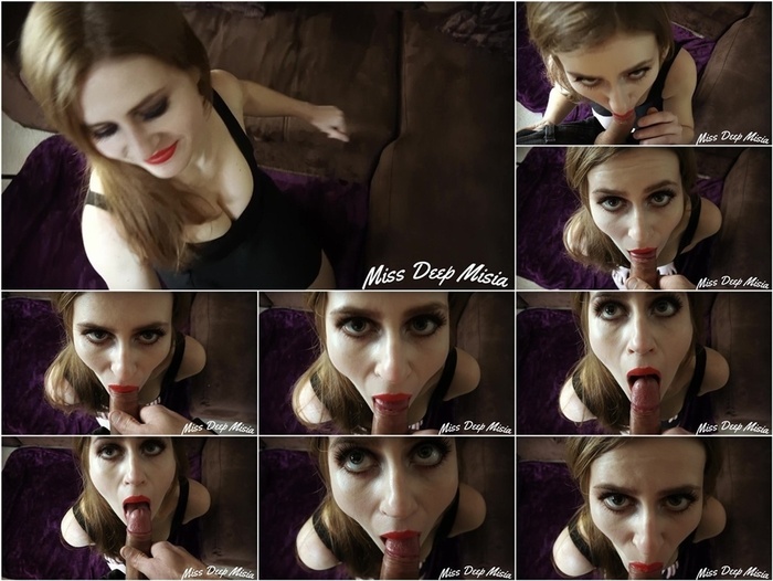 Miss Deep Misia aka maskbj in 42 Pissing in her Mouth before going out