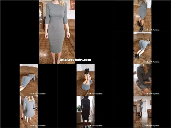 Snickers-Baby Tight long dress for lady  720p